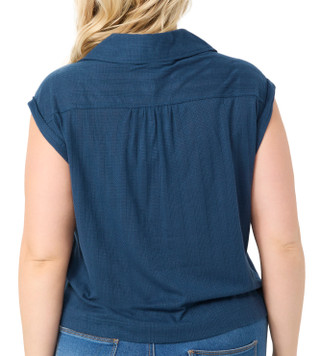 Thumbnail 2: Zac & Rachel Zac & Rachel Plus Cap Sleeve Pointelle Top 