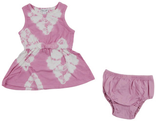 Thumbnail 1: Splendid Splendid Baby Girls 2 Pc Tie Dye Tank Dress Bloomers Set 