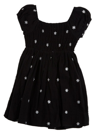 Thumbnail 2: Speechless Speechless Big Girls Short Sleeve Black Embroidered Dress 