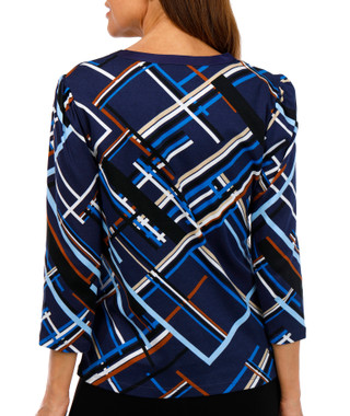 Thumbnail 7: Rafaella Rafaella Petite 3/4 Puff Sleeve Top 