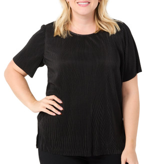 Thumbnail 1: Cyrus Cyrus Plus Short Sleeve Ribbed Top 