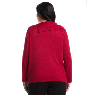 Thumbnail 3: Rafaella Rafaella Plus Split Collar Top 