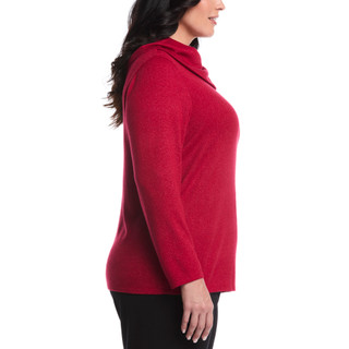 Thumbnail 4: Rafaella Rafaella Plus Split Collar Top 