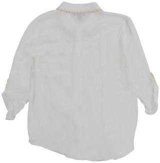 Thumbnail 2: AGB AGB Womens 3/4 Sleeve Blanket Stitch Button Down Top 