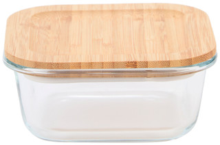 Thumbnail 1: HOME BASICS Home Basics 17.5 oz Glass Food Storage Container 
