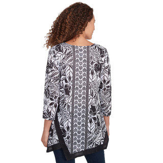 Thumbnail 4: Ruby Road Ruby Road Womens 3/4 Sleeve Floral Print Top 