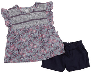 Thumbnail 1: Splendid Splendid Toddler Girls 2 Pc Floral Top Shorts Set 