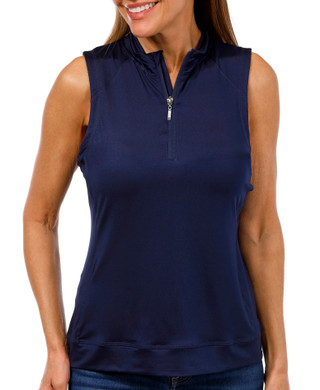 Thumbnail 1: Jessica Simpson Jessica Simpson Womens Sleeveless Active Zip Tank Top 