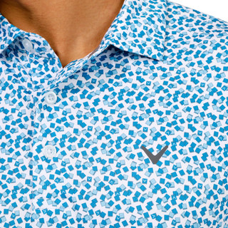 Thumbnail 7: Callaway Callaway Mens Print Short Sleeve Polo Golf Shirt 