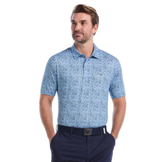 Thumbnail 1: Callaway Callaway Mens Print Short Sleeve Polo Shirt 