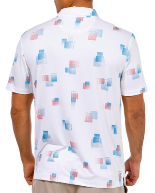 Thumbnail 3: Callaway Callaway Mens Print Short Sleeve Golf Polo Shirt 