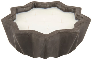 Thumbnail 3: ZODAX Zodax Villa Nouza 7-Wick Concrete Candle - Black 