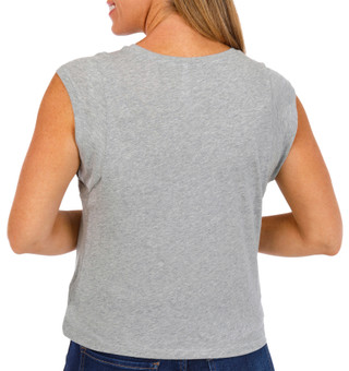 Thumbnail 2: Tahari Tahari Womens Basics Short Sleeve Solid Relaxed Cotton Top 