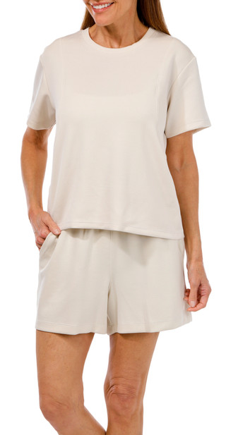 Thumbnail 1: RBX RBX Womens Active 2 Pc Scuba Shorts Set 