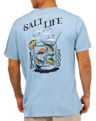 Thumbnail 1: Salt Life Salt Life Mens Cocktail Graphic Short Sleeve Tee 