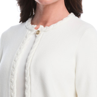 Thumbnail 3: Rafaella Rafaella Womens Long Sleeve Cable Trim Cardigan 