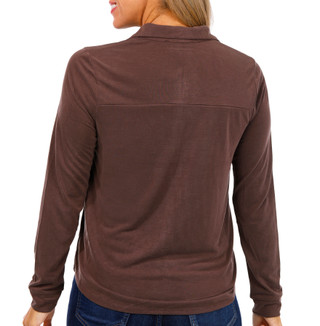 Thumbnail 2: GREEN ENVELOPE Green Envelope Womens Long Sleeve Button Down Top 
