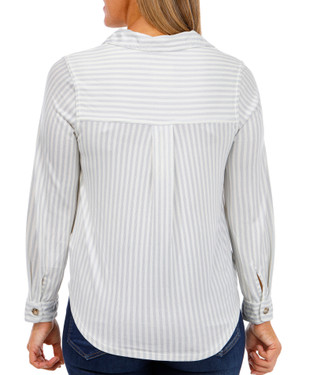 Thumbnail 2: C&C California C&C California Womens Long Sleeve Button Down Stripe Top 