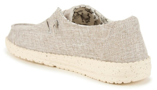 Thumbnail 3: Hey Dude Hey Dude Womens Wendy Blend Linen Casual Sneakers 