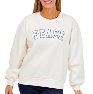 Thumbnail 1: C&C California C&C California Womens Peace Crew Neck Sweater 