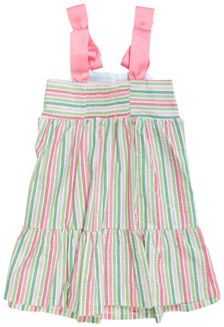 Thumbnail 2: Gerson Gerson Toddler Girls' Striped Turtle Dress 