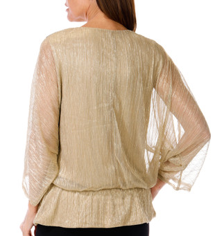 Thumbnail 3: HARPER 241 Harper 241 Womens 3/4 Sleeve Cold Shoulder Top 
