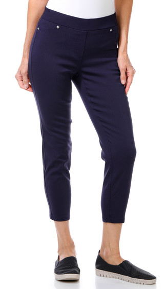 Thumbnail 1: Zac & Rachel Zac & Rachel Petite Slim Ankle Pull-On Pants 