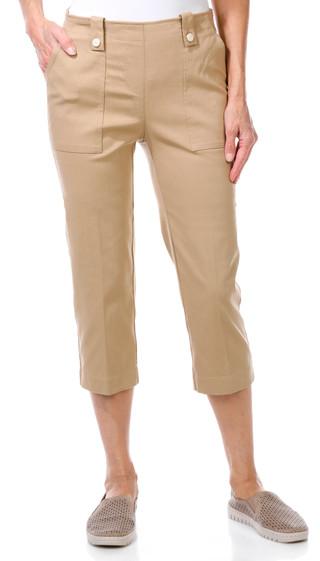 Thumbnail 1: Zac & Rachel Zac & Rachel Petite Straight Leg Crop Pants 