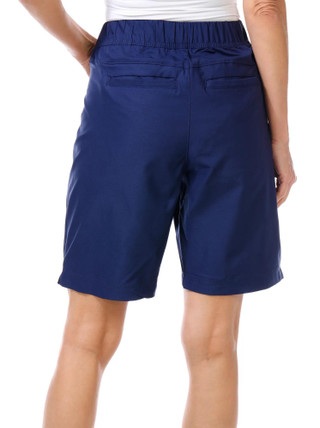 Thumbnail 2: Coral Bay Golf Coral Bay Golf Womens 9 in Woven Stretch Bermuda Shorts 