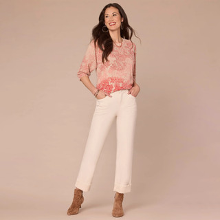 Thumbnail 4: Democracy Democracy Womens 3/4 Dolman Blouson Sleeve Sweater 