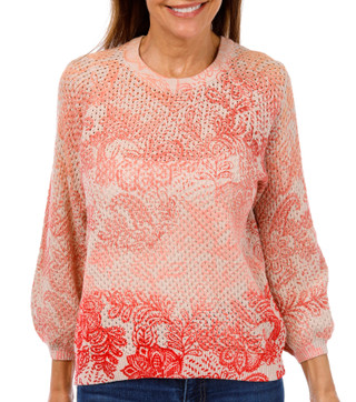 Thumbnail 2: Democracy Democracy Womens 3/4 Dolman Blouson Sleeve Sweater 