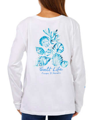 Thumbnail 1: Salt Life Salt Life Womens By The Seashore Long Sleeve Tee 