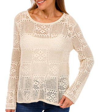 Thumbnail 1: Beach Lunch Lounge Beach Lunch Lounge Womens Tiara Long Sleeve Crew Cardigan 