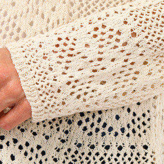 Thumbnail 2: Beach Lunch Lounge Beach Lunch Lounge Womens Tiara Long Sleeve Crew Cardigan 