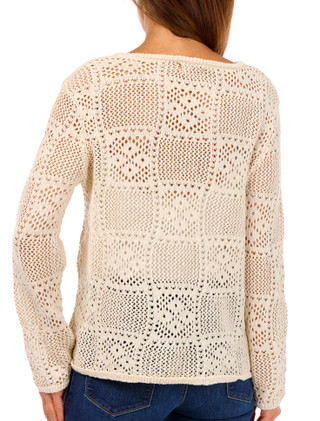 Thumbnail 3: Beach Lunch Lounge Beach Lunch Lounge Womens Tiara Long Sleeve Crew Cardigan 