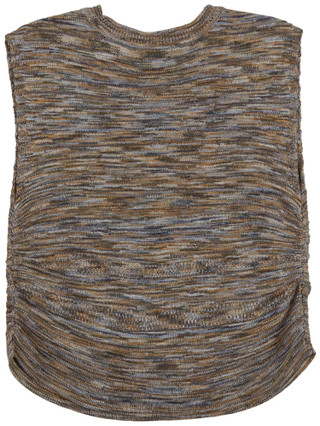 Thumbnail 2: Democracy Democracy Womens Extended Shoulder Curled Edge Sweater Vest 