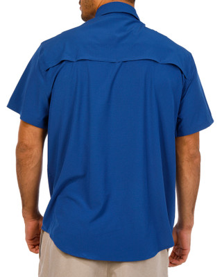 Thumbnail 4: REEL LEGENDS Reel Legends Mens Diamond Woven Short Sleeve Shirt 