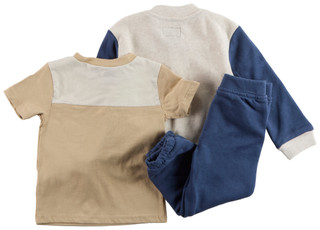 Thumbnail 2: Perry Ellis Perry Ellis Toddler Boys 3 Pc Varsity Jacket Set 