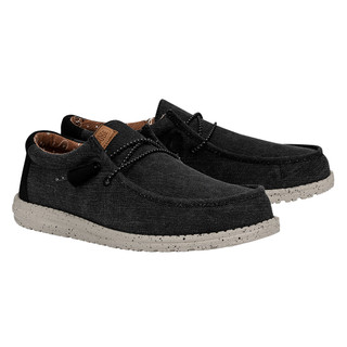 Thumbnail 6: Hey Dude Hey Dude Mens Wally Washed Canvas Slip Ons 