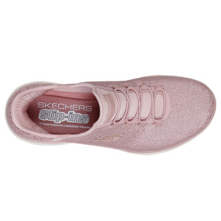 Thumbnail 4: Skechers Skechers Womens Slip-ins Summits Lunar Glow Athletic Shoes 