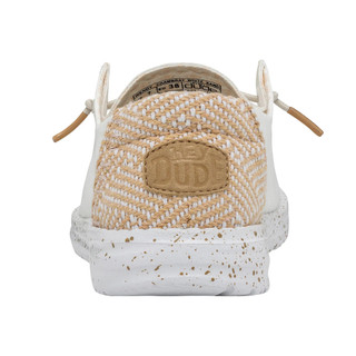 Thumbnail 6: Hey Dude Hey Dude Womens Wendy Chambray Woven Slip-on Sneakers 