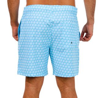 Thumbnail 2: BEACH BROS Beach Bros Mens Hexagon Ray Swim Shorts 