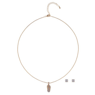 Thumbnail 1: Juilliet Juillet Sun-Kissed Sparkle Necklace & Earring Set 
