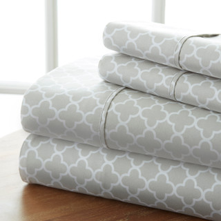 Thumbnail 4: Home Collections Home Collections Premium Ultra Soft Quadrafoil Sheet Set 