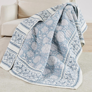 Thumbnail 1: Levtex Home Levtex Home Adare Blue Quilted Throw 