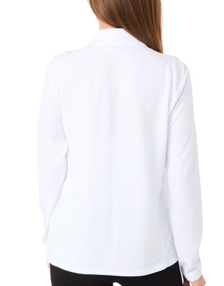 Thumbnail 2: Coral Bay Golf Coral Bay Golf Petite Active Textured Zip-Up Jacket 