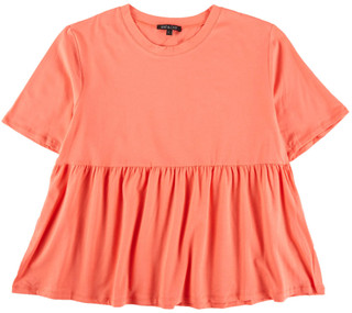 Thumbnail 1: KNIT & CAST Knit And Cast Womens Babydoll Short Sleeve Top 