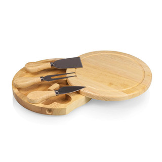 Thumbnail 6: Toscana Toscana Brie Cheese Cutting Board & Tools Set 