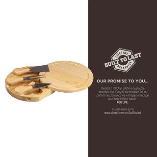 Thumbnail 10: Toscana Toscana Brie Cheese Cutting Board & Tools Set 