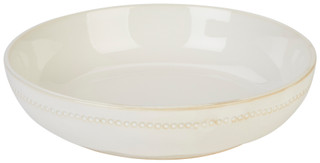 Thumbnail 1: TABLEAU Tableau Wrenly White Serving Bowl 